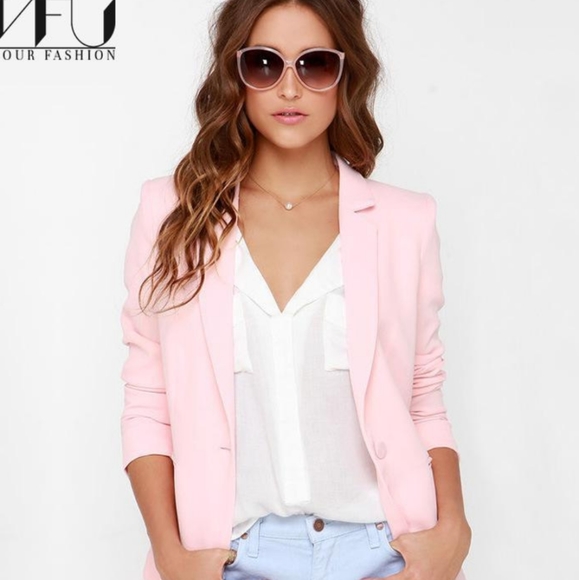 Ralph Lauren Jackets & Blazers - Ralph Lauren Pale Pink Blazer